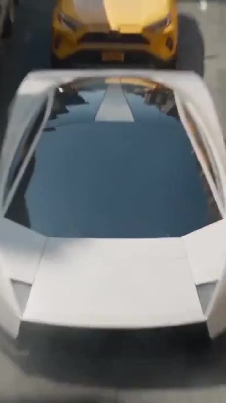 Flying Tesla Roadster